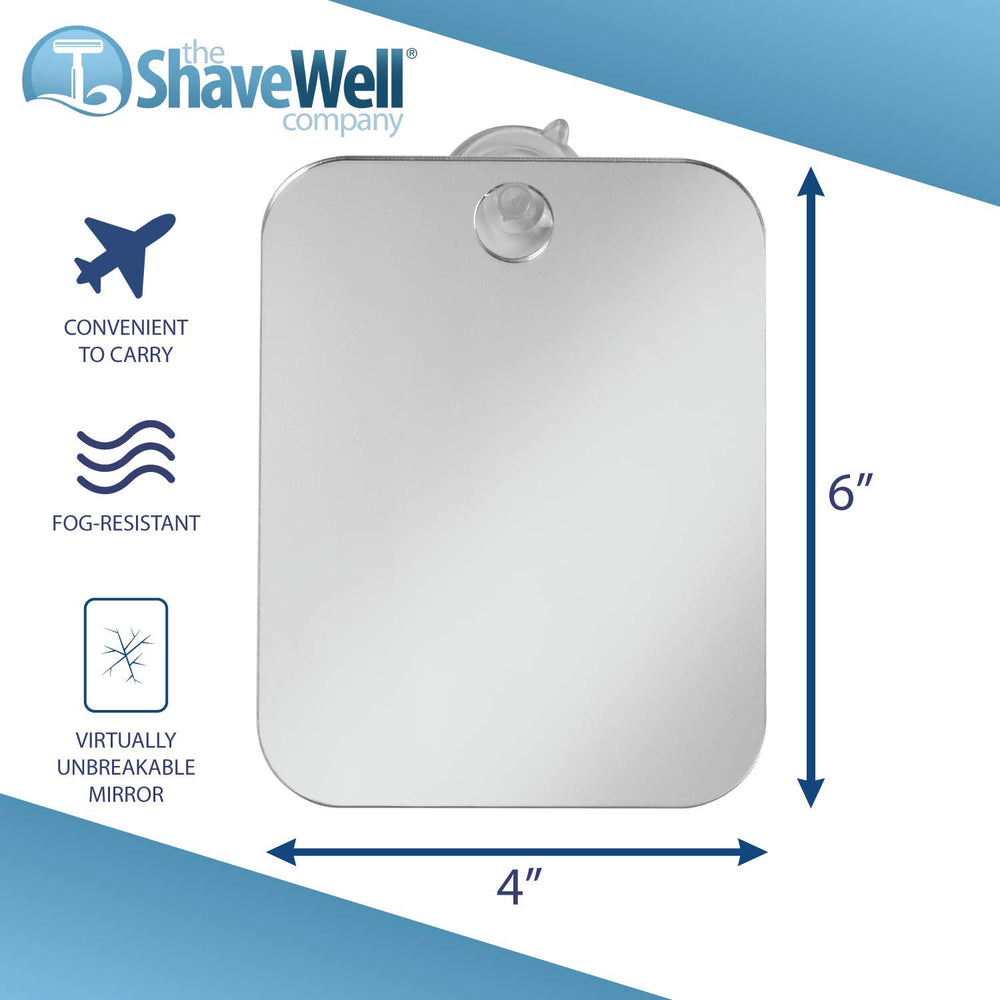 Shave Well: succión reutilizable, sujeción estable en azulejos.