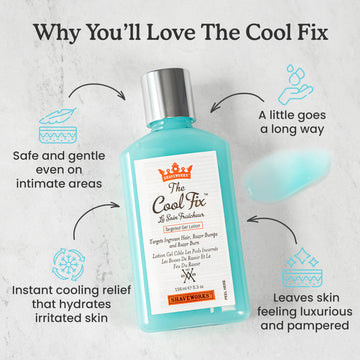 Shaveworks The Cool Fix, aplicación instantánea para calmar irritación en area bikini.