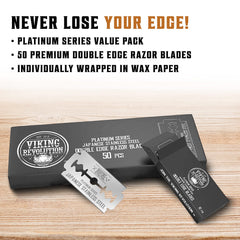 SHAVING REVOLUTION cuchillas con recubrimiento platino para mayor durabilidad