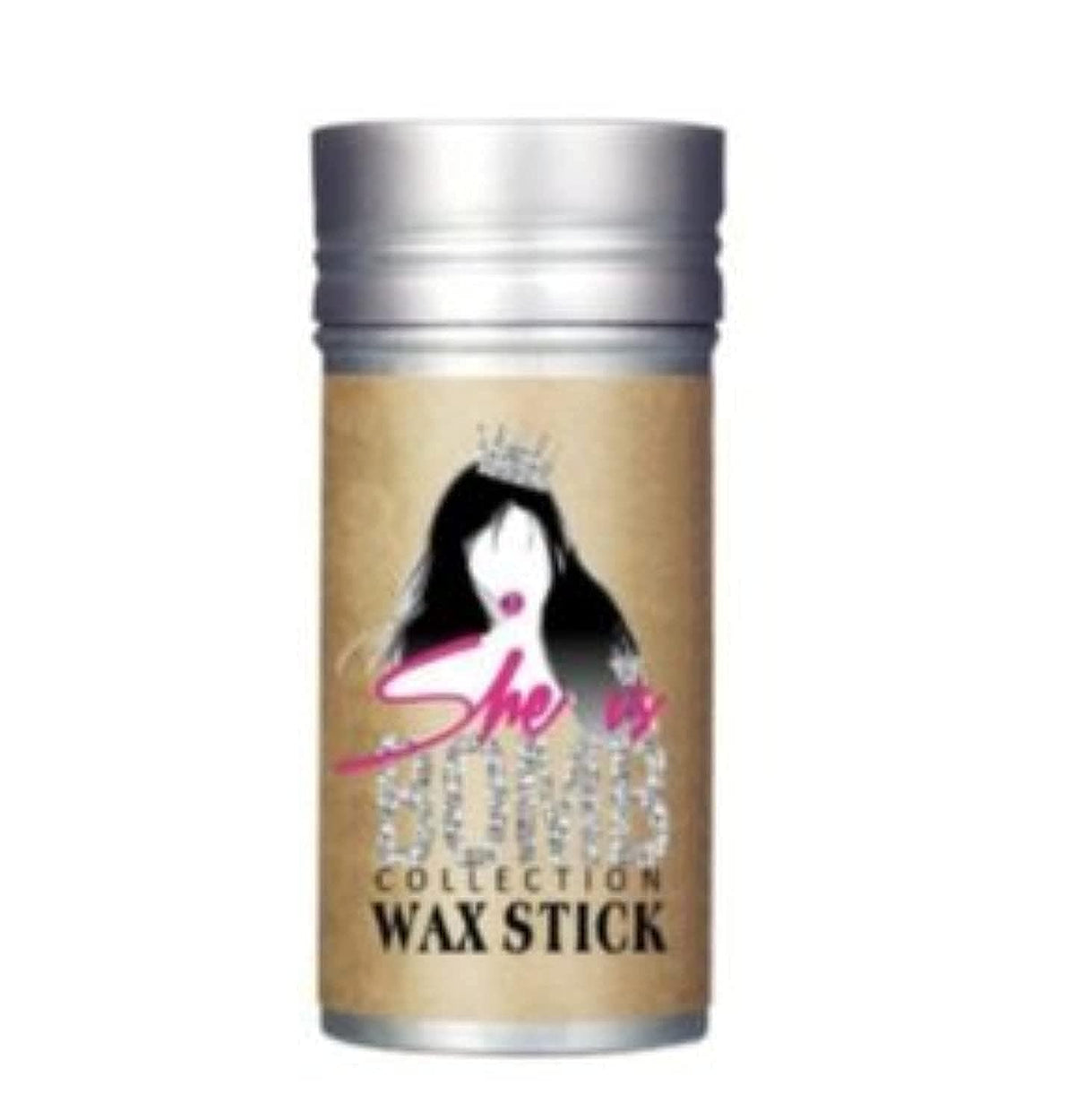 SHE IS BOMB barra de cera para el cabello, textura y definición flexible.
