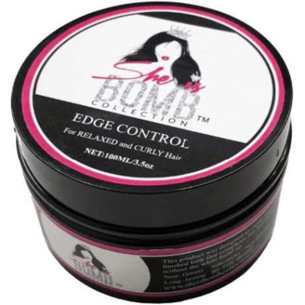 she is bomb collection, control de borde secado rápido, para un peinado duradero y pulido.