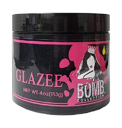 Glazee de She is Bomb para trenzas y torcidos: brillo duradero y control del frizz.