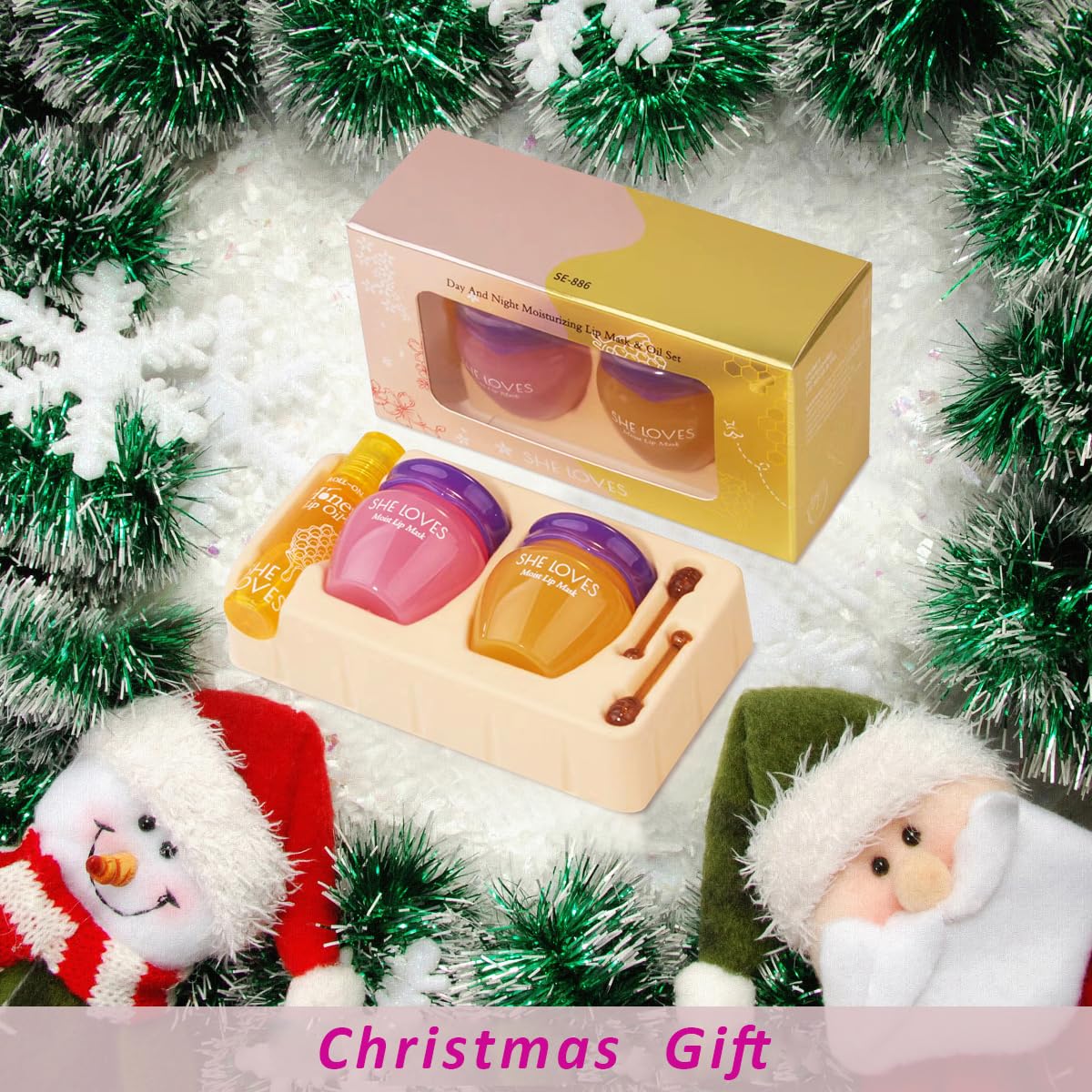 SHE LOVES aroma miel y flor de cerezo, experiencia sensorial agradable para los labios.