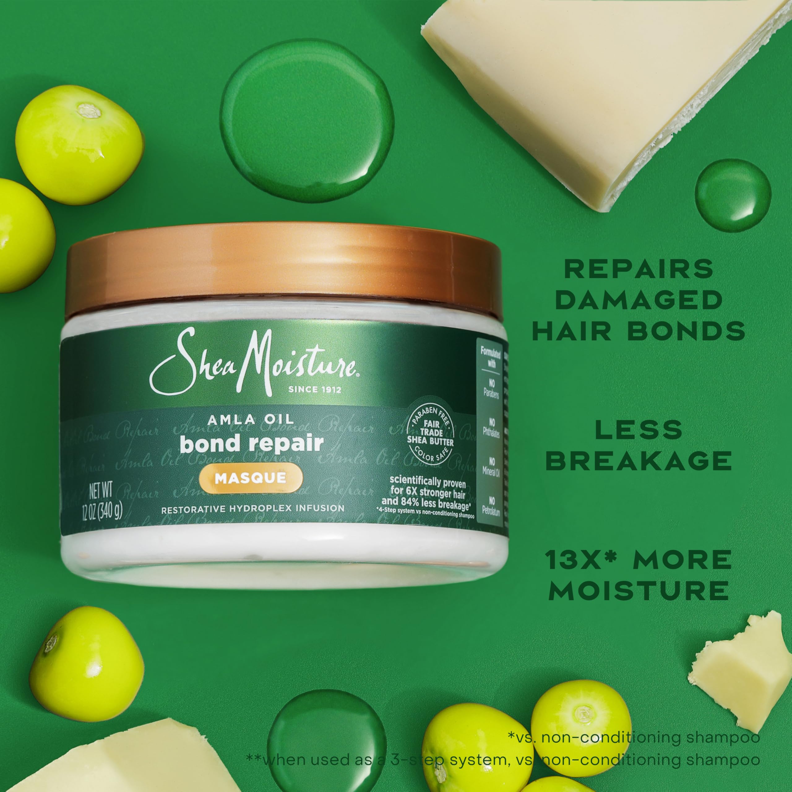 Aceite amla de SheaMoisture aporta brillo y nutrición.