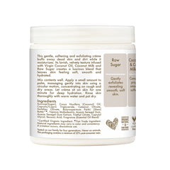 SheaMoisture aceite de coco virgen, textura sedosa para la piel.