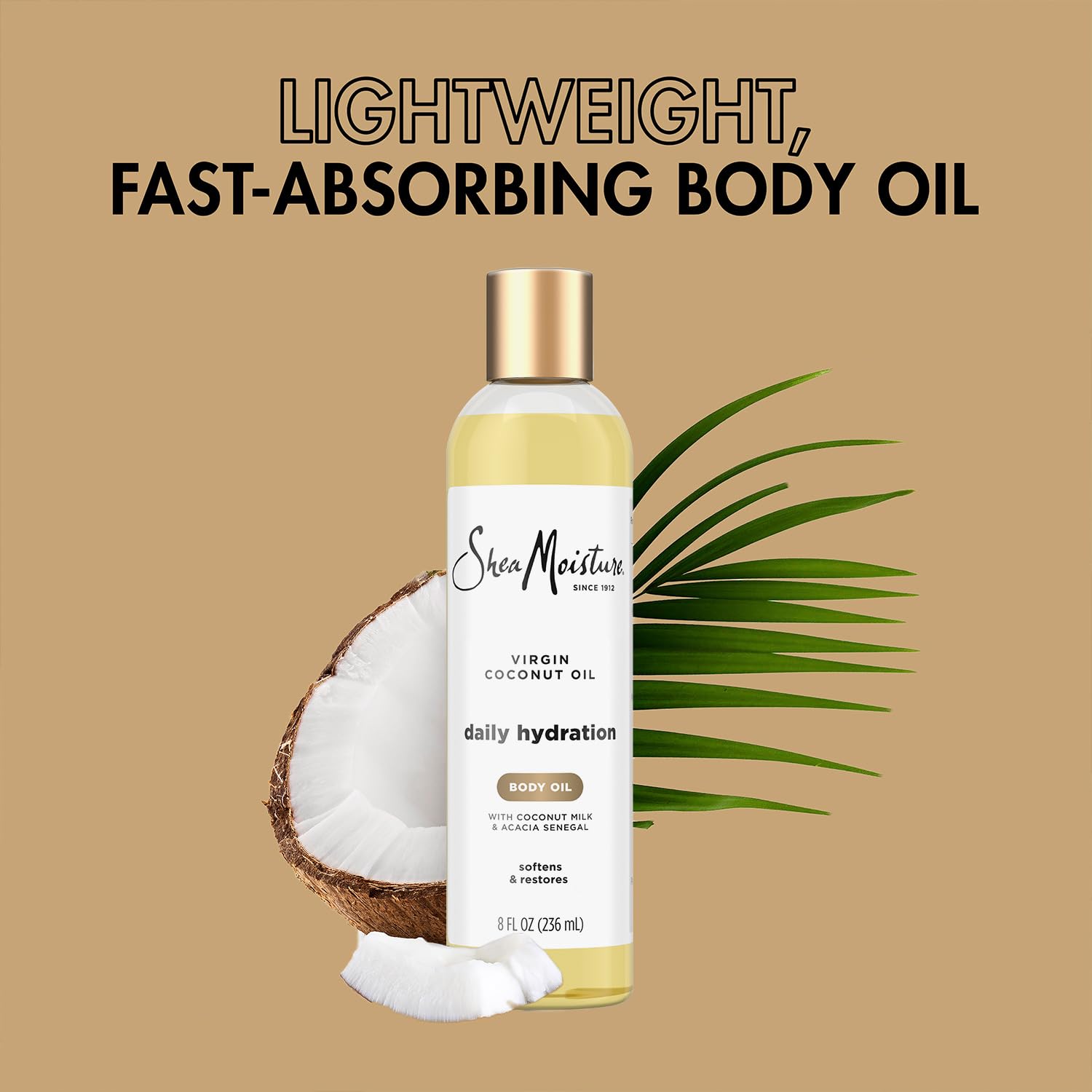 Sheamoisture aceite cuerpo textura ligera no grasa absorcion rapida