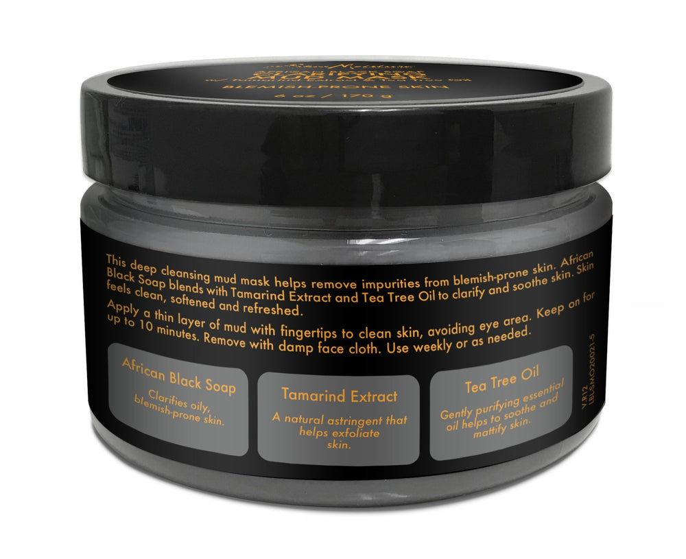 Aplicación suave de SheaMoisture mascarilla para piel con imperfecciones