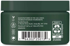 Textura suave del bálsamo para barba en uso diario.