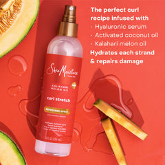 SheaMoisture Curl Stretch Refresher: aceites de Kalahari Melon y Marula nutren.