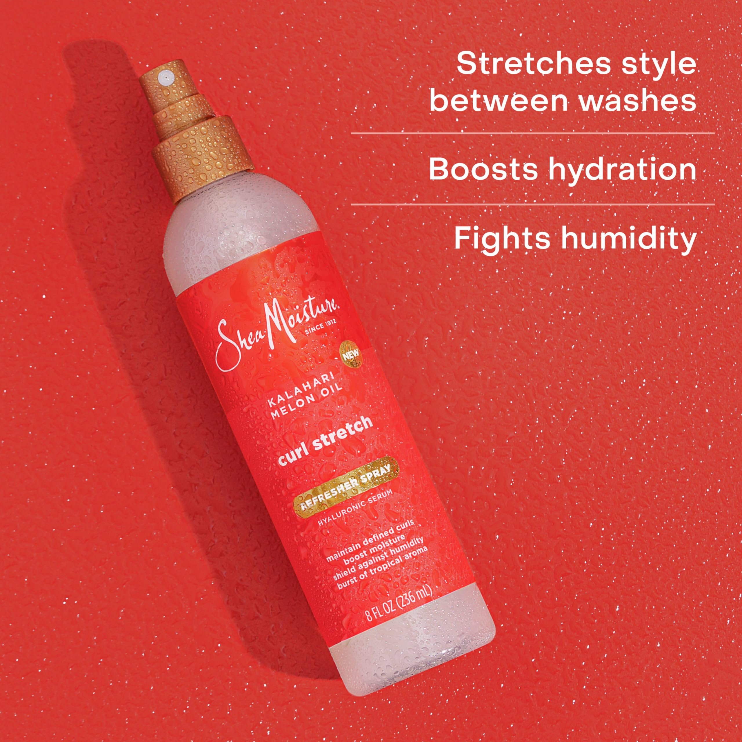 SheaMoisture Curl Stretch Refresher: con ácido hialurónico para hidratación.
