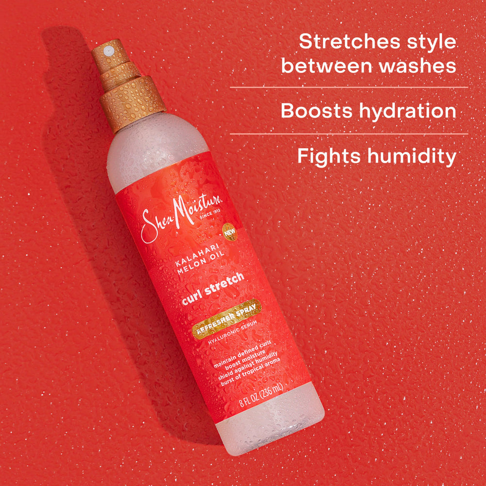 SheaMoisture Curl Stretch Refresher: con ácido hialurónico para hidratación.