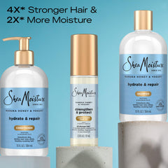 Cabello dañado luce hidratado y brillante con SheaMoisture