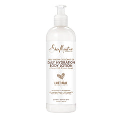 Sheamoisture Daily Hydration Lotion bottle front offers hydration for all skin types.