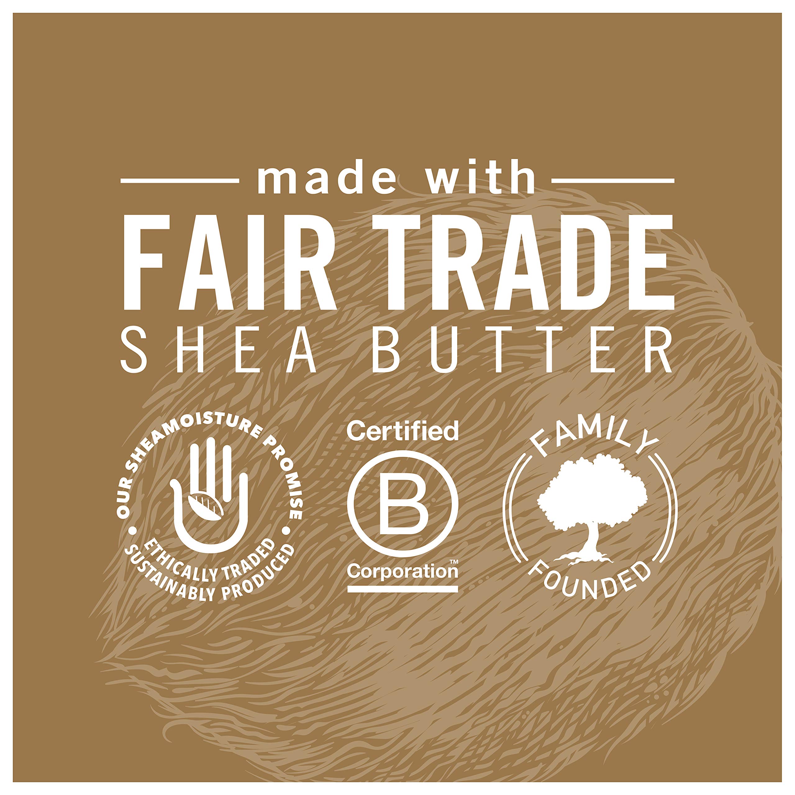 Sheamoisture 16 oz packaging image signals value and long-lasting use.