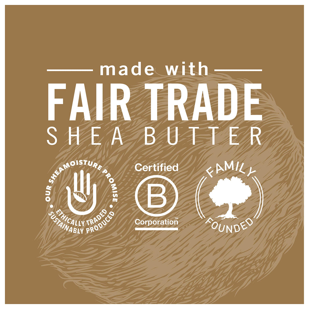 Sheamoisture 16 oz packaging image signals value and long-lasting use.