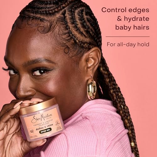 Control duradero de bordes con SheaMoisture Define Shine Edge Gel