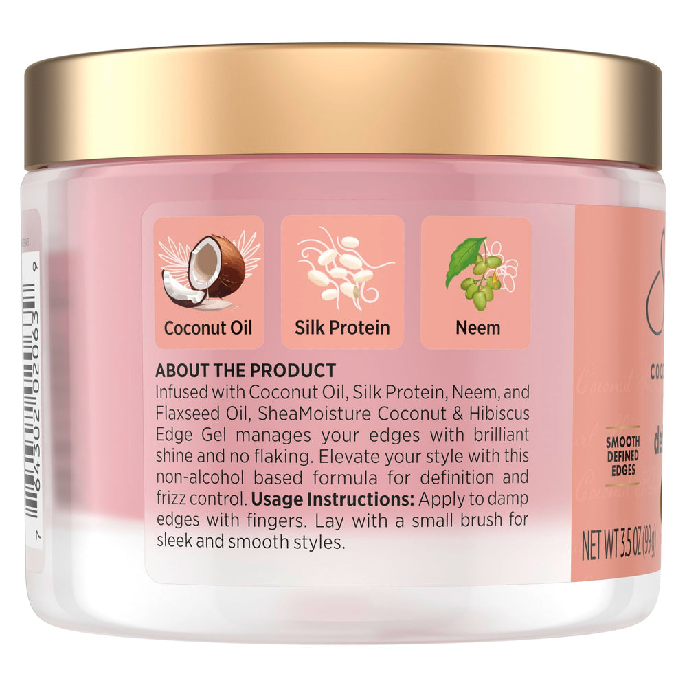 Textura suave sin alcohol del gel para bordes de SheaMoisture