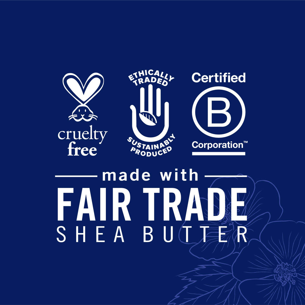 Etiqueta de SheaMoisture libre de químicos agresivos.