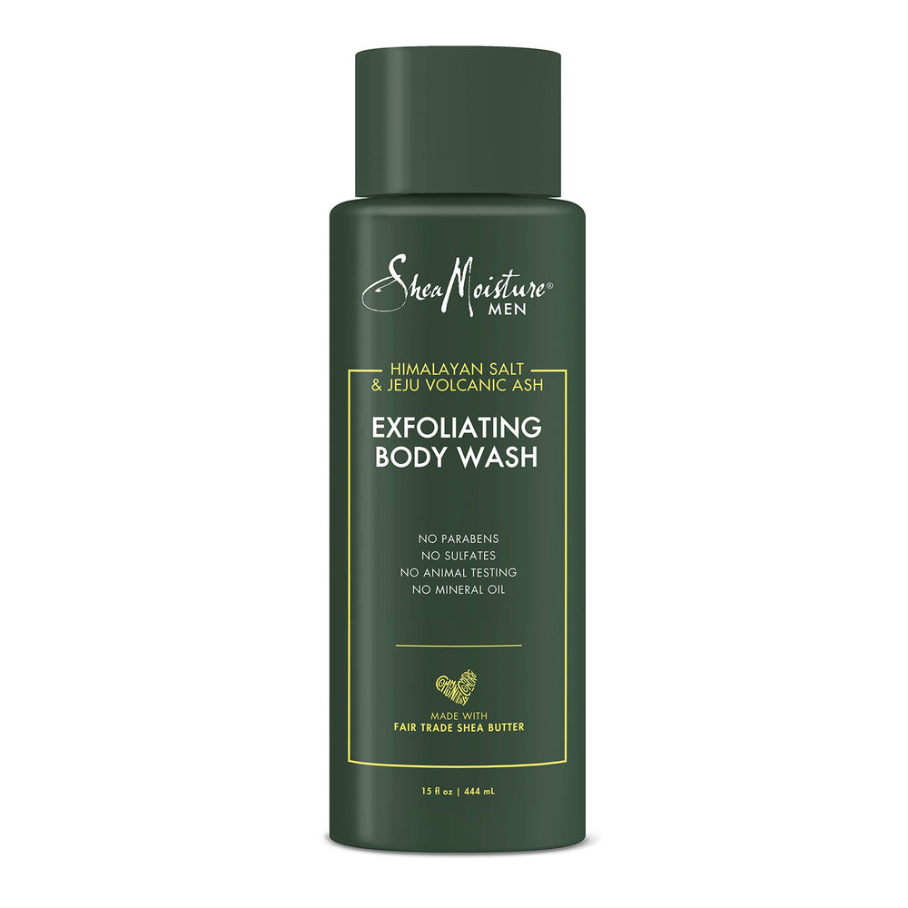 SheaMoisture Men Jabon exfoliante cuerpo: limpieza profunda.