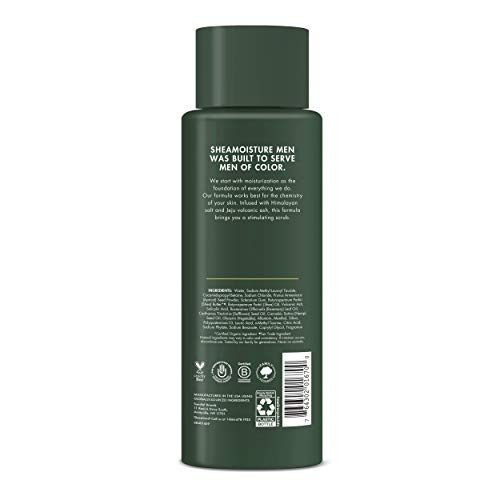 SheaMoisture Men Sal Himalaya: exfoliación suave para renovar la piel.