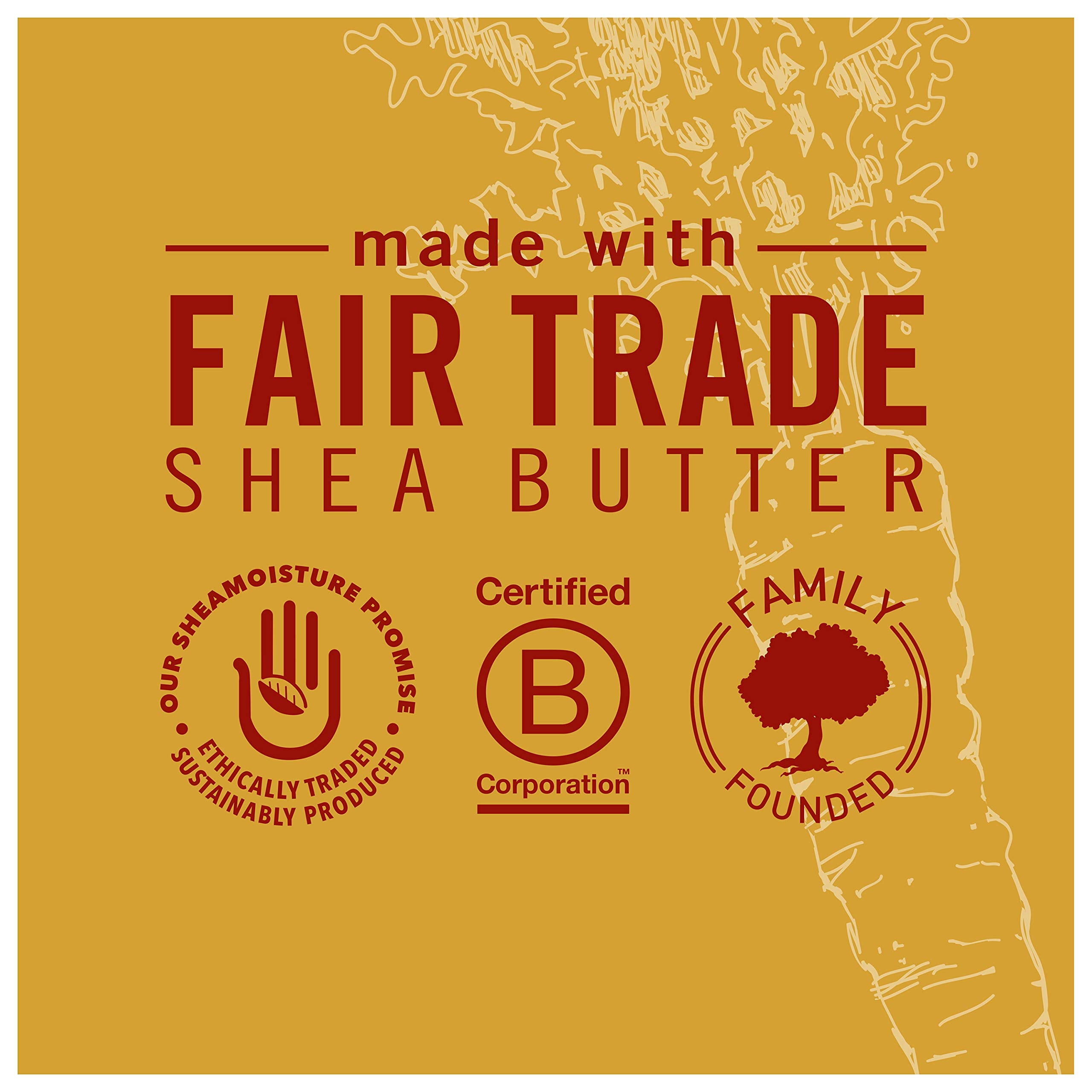 Aceite de coco en SheaMoisture Mango Zanahoria, nutrición durante el lavado.