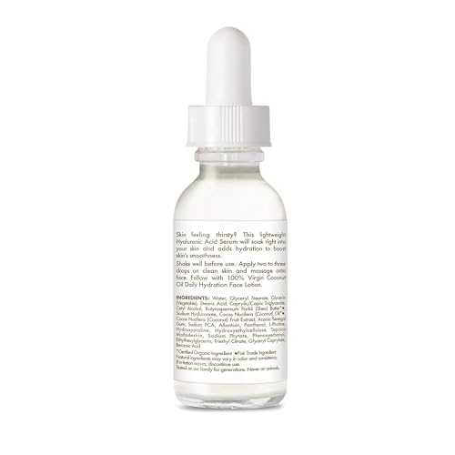 SheaMoisture Serum con aceite de coco virgen, hidratación suave diaria.