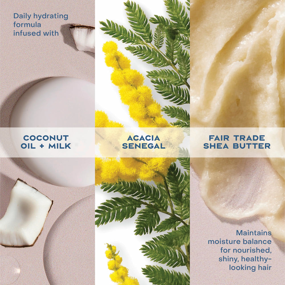 Textura cremosa que ayuda a desenredar el cabello mojado