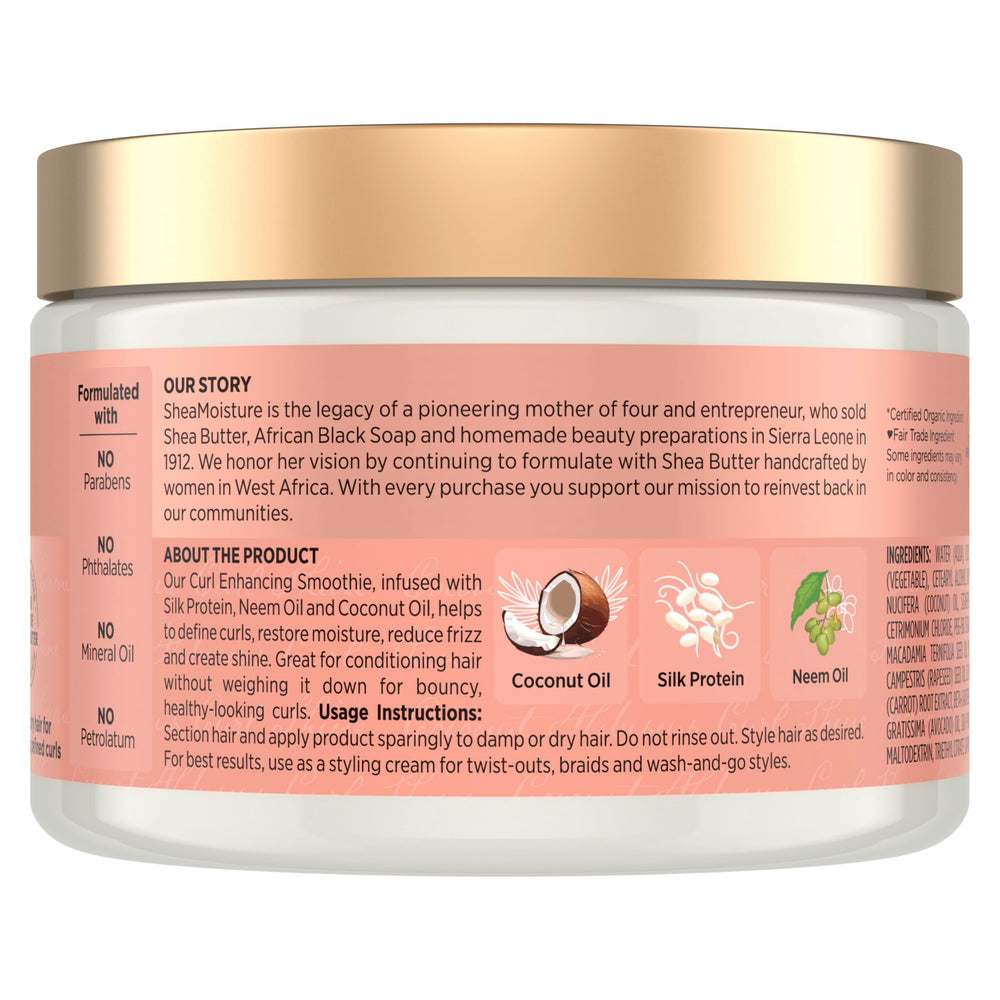 SheaMoisture Smoothie textura-seda, suaviza rizos y aporta brillo