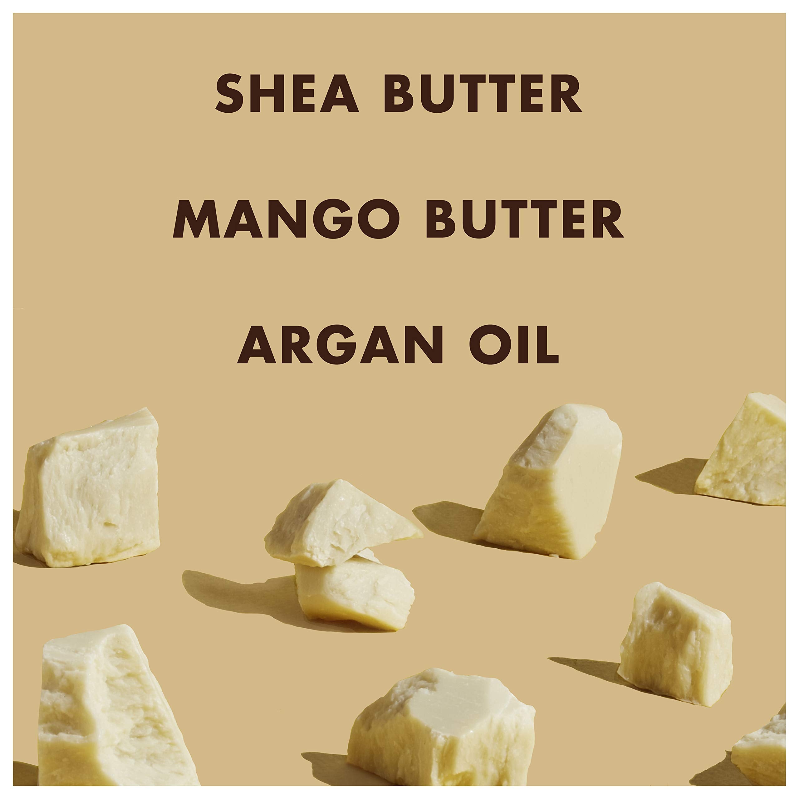 Textura semi-gruesa de SheaMoisture ofrece hidratación duradera.