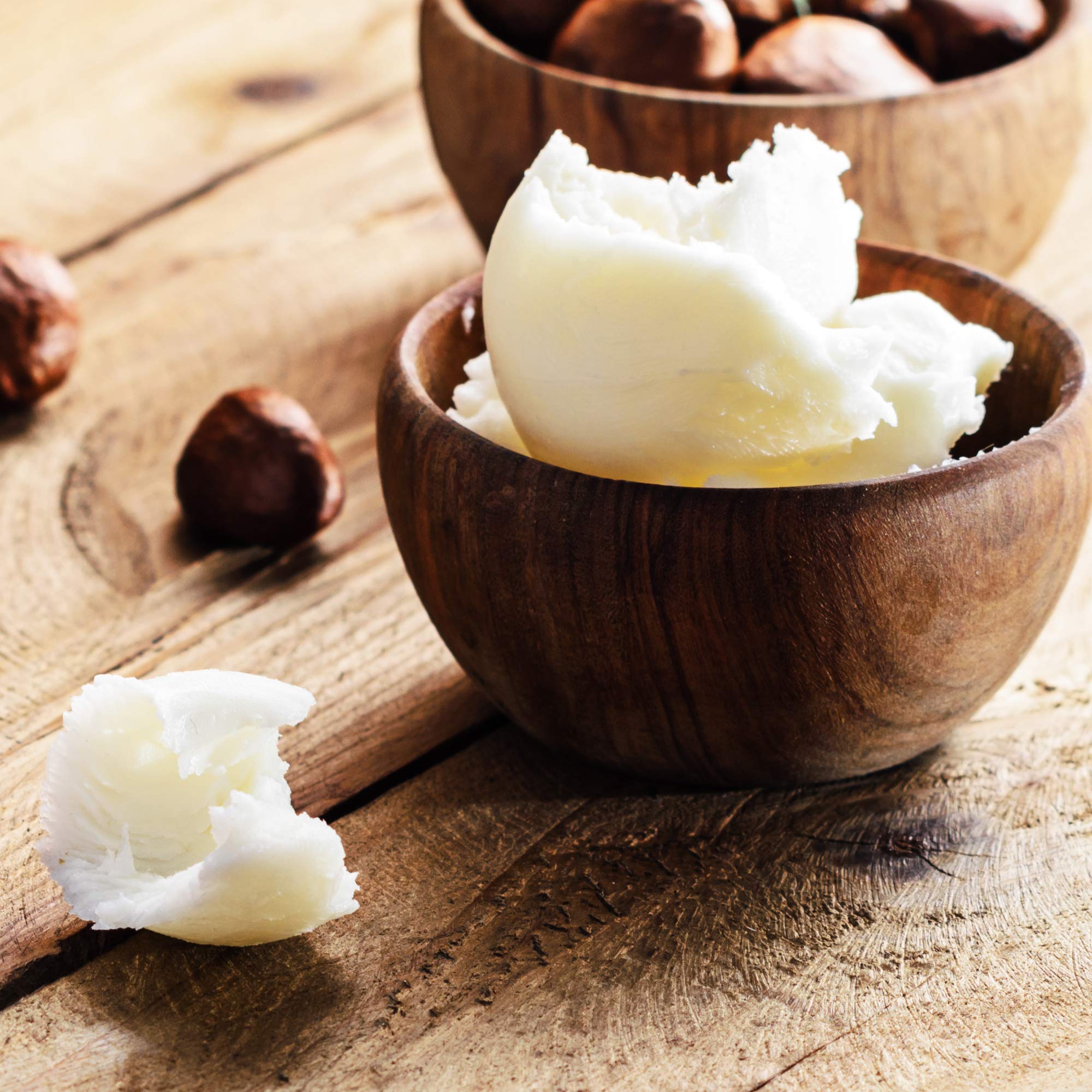 Sheanefit karité cruda, absorción rápida para piel suave.