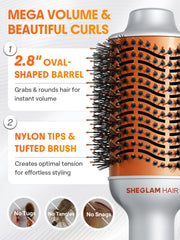 SHEGLAM tres ajustes de calor para adaptarse a todo tipo de cabello.