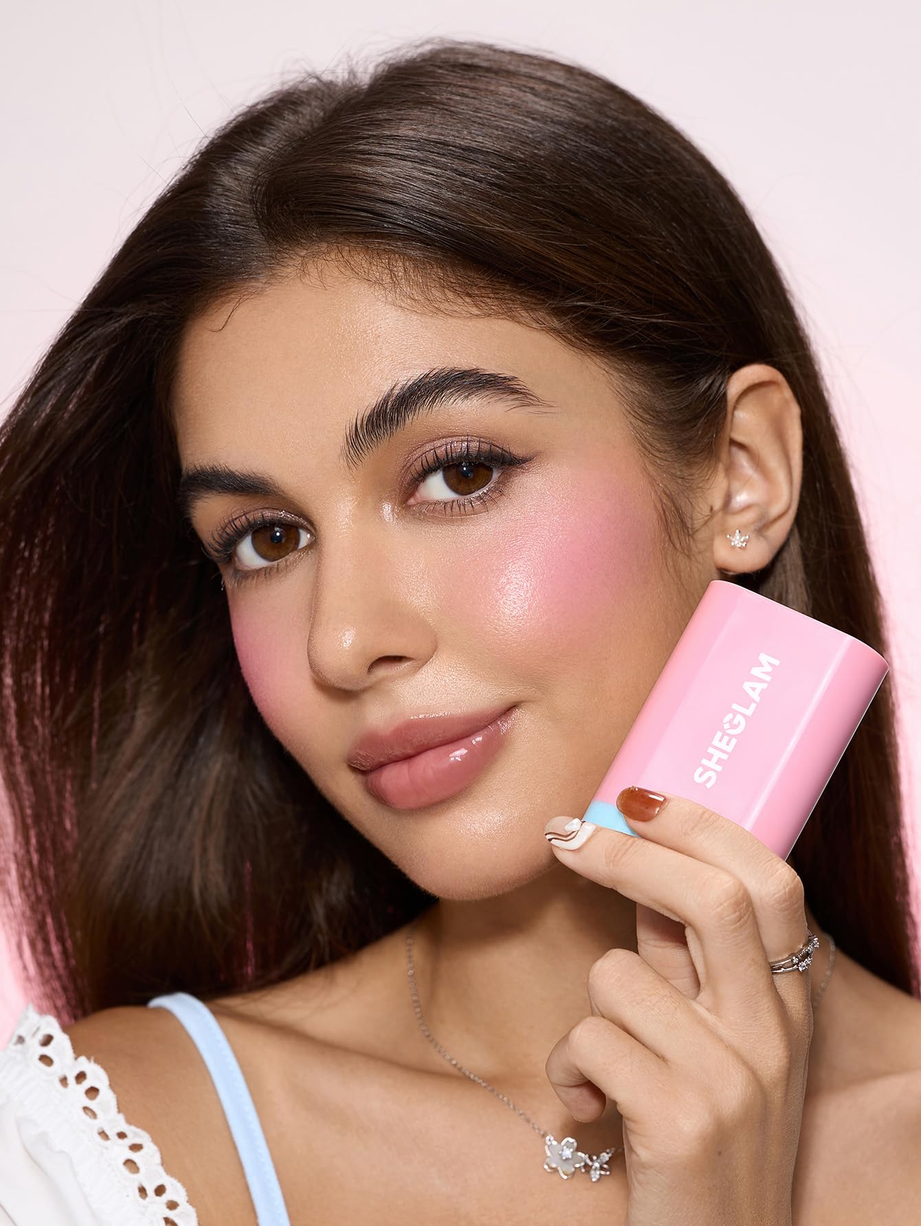 SHEGLAM uso diario para mejillas y labios, tacto cremoso.