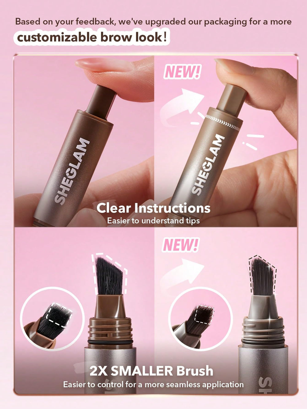 SHEGLAM Brow-Fection lapiz microblading para cejas con efecto natural