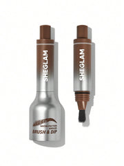 SHEGLAM Ceja: pincel angular cuadrado para rellenar cejas con precisión y naturalidad.