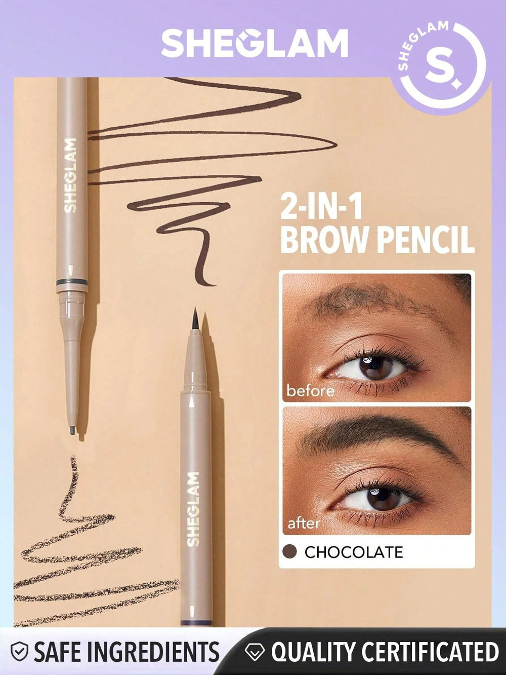 SHEGLAM cejas pigmentos multi tonos para tono natural