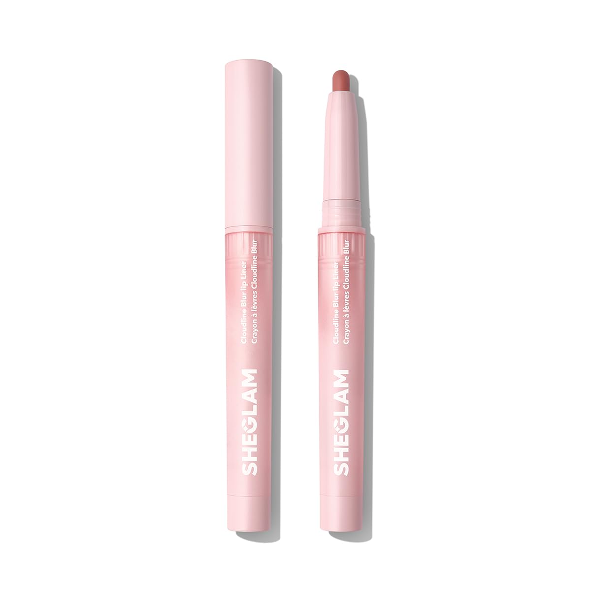 Delineador labial SHEGLAM Cloudline con efecto difuminado Petal Flush para acabado suave.