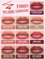 Delineador labial SHEGLAM Cloudline con larga duración sin migración de color.