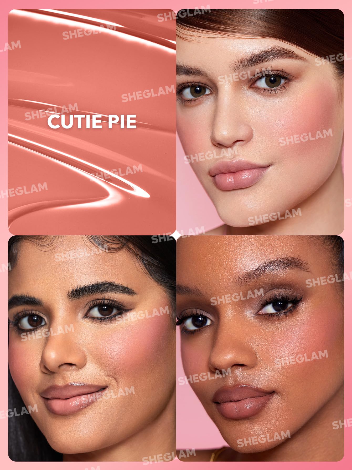 SHEGLAM Color Bloom Aplicación precisa con esponja integrada