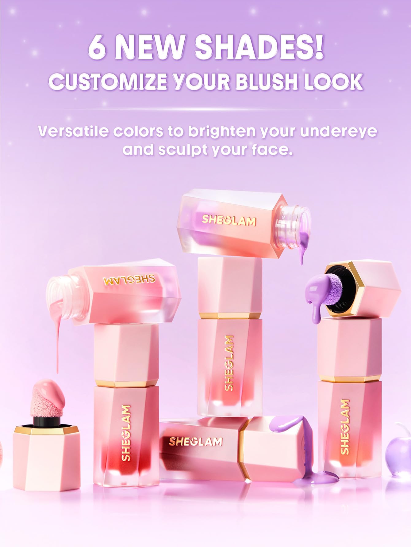 SHEGLAM Color Bloom Blush Líquido cuidado de la piel durante el maquillaje.
