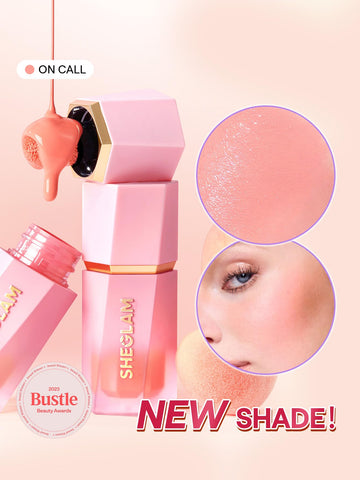 SHEGLAM Color Bloom Blush Líquido con textura ligera para un acabado natural.