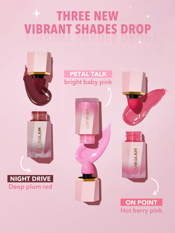 Muestra rosada de SHEGLAM Color Bloom para ver tono en piel
