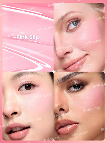 SHEGLAM Color Bloom Rosa Deslizante, contiene vitamina C para iluminar y suavizar la piel.
