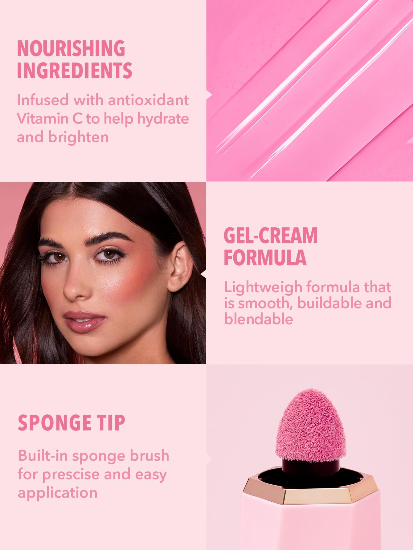 SHEGLAM Color Bloom Blush Líquido: cobertura media para rubor natural.