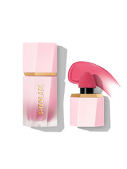 SHEGLAM Color Bloom Blush Líquido: empaque compacto para retoques rápidos.