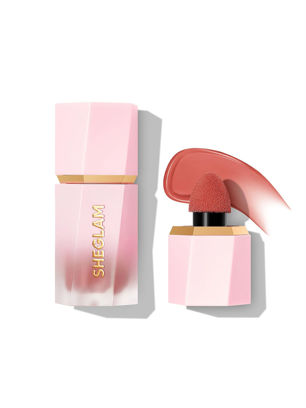 SHEGLAM Color Bloom Rubor Líquido con aplicador incorporado para aplicación precisa.