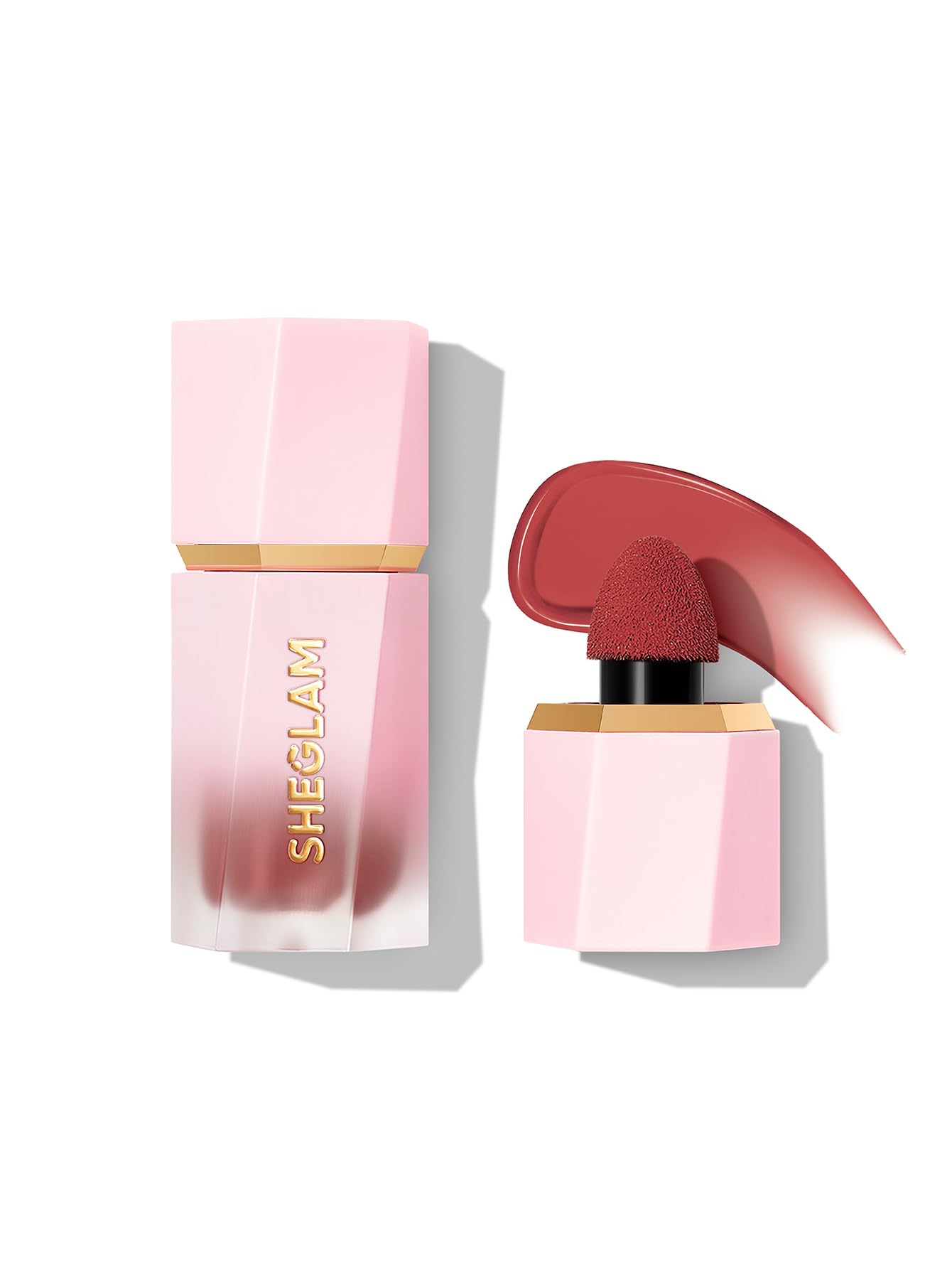 SHEGLAM Color Bloom rubor líquido envase para uso diario.