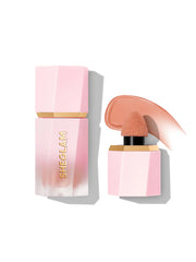 SHEGLAM Color Bloom Rubor Líquido Hush Hush, empaque compacto para retoques.