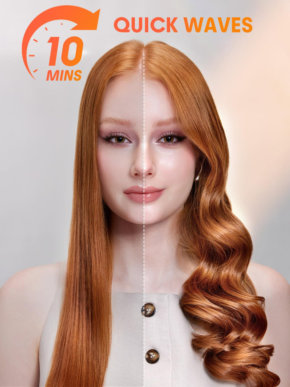 SHEGLAM control de temperatura en oro, 1 pulgada
