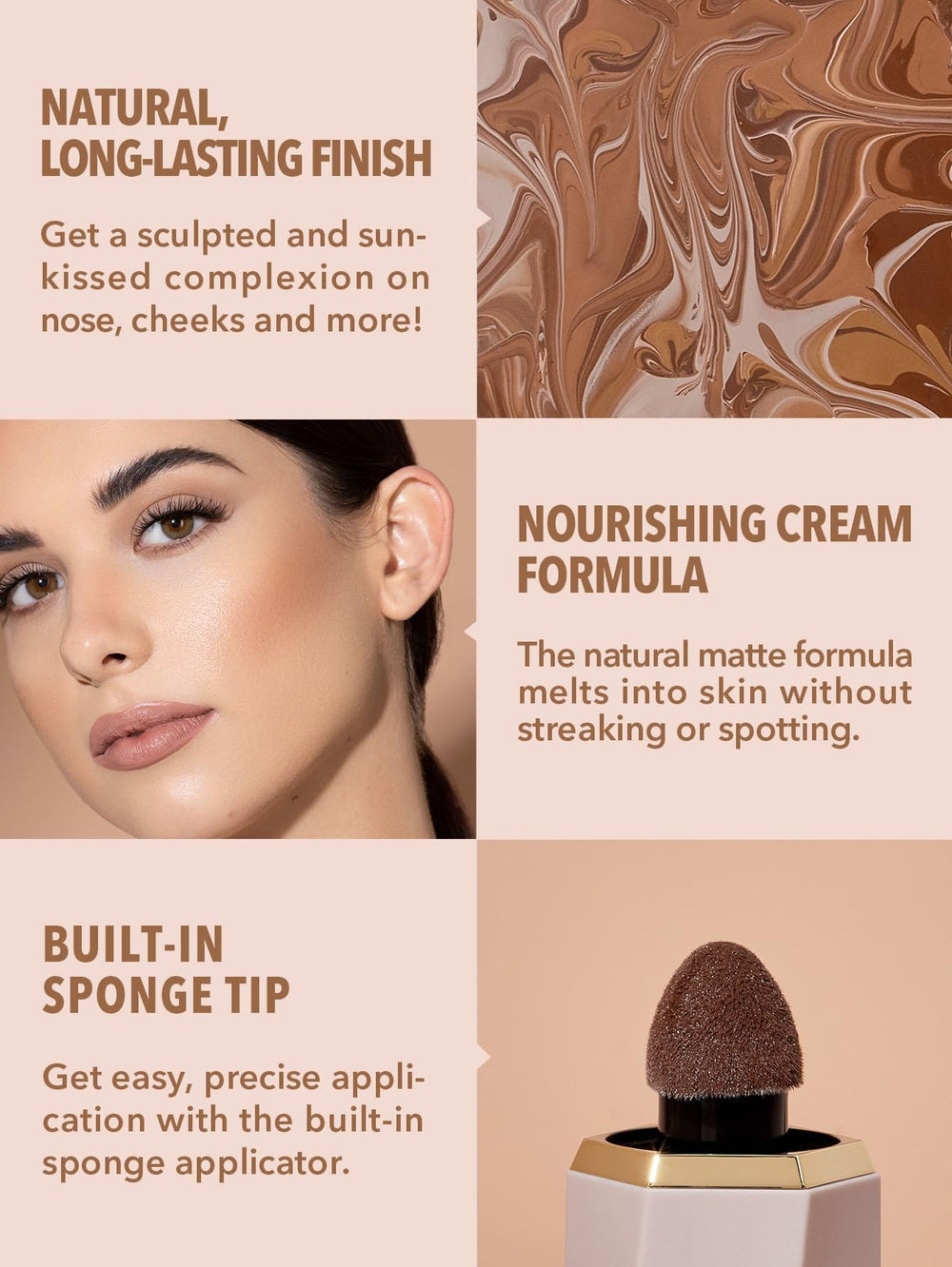 SHEGLAM Sun Sculpt: crema-gel contorno bronceador difuminable