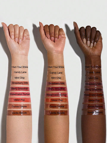 SHEGLAM Crystal Glaze: fórmula libre de crueldad aprobada para uso diario.